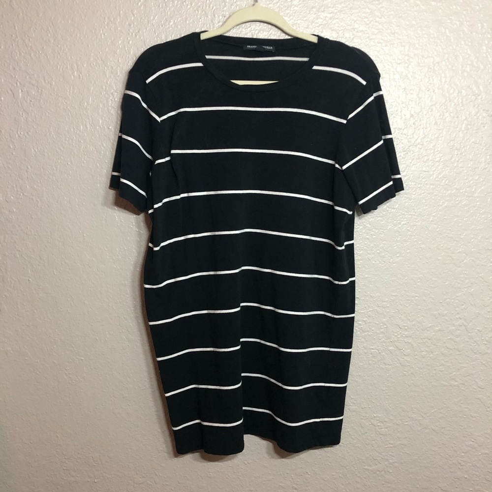 Striped Summer T-shirt dress